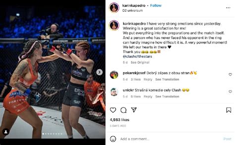 dory and karina|Two MMA fighters surprise crowd as they kiss during。